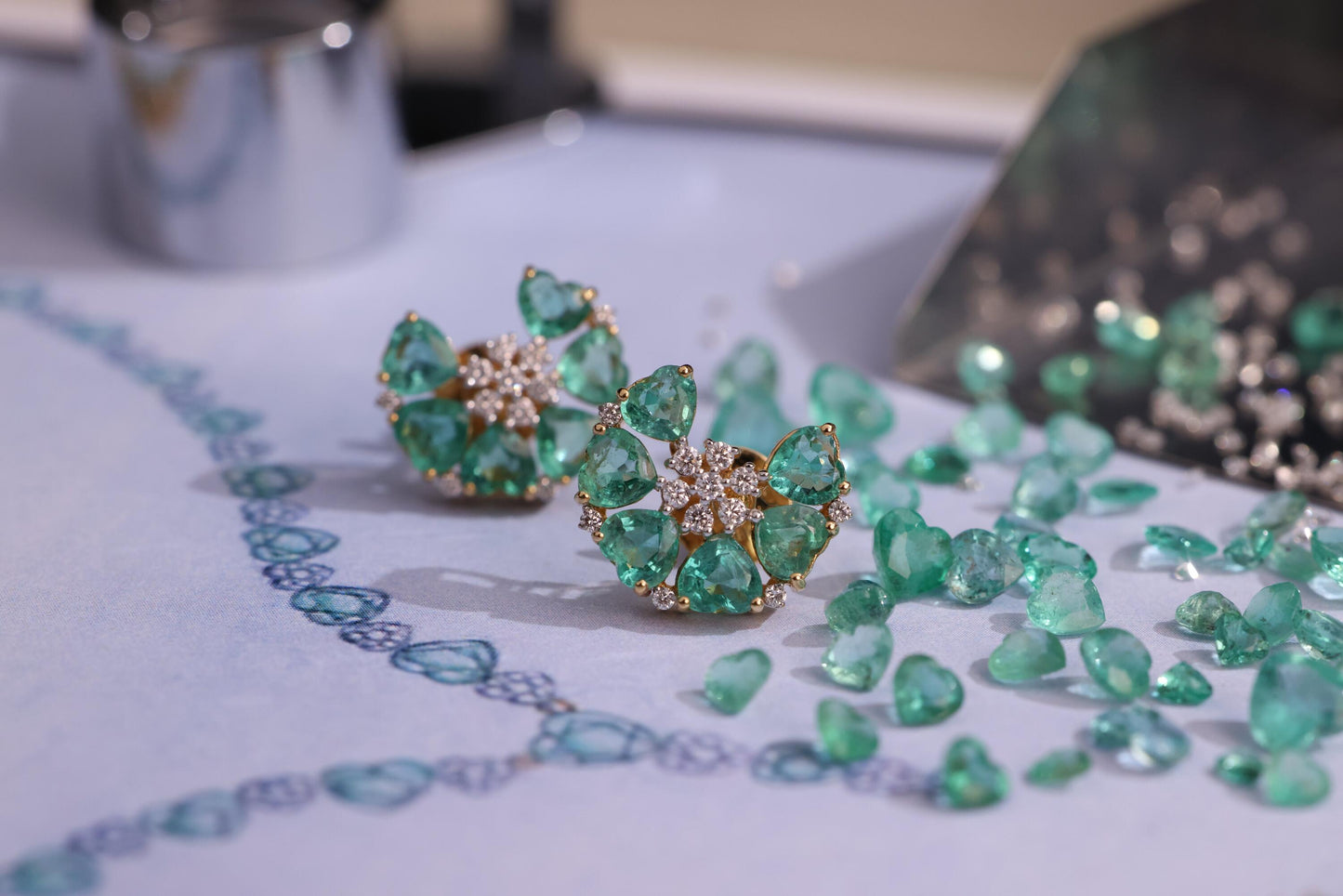 Heart earrings