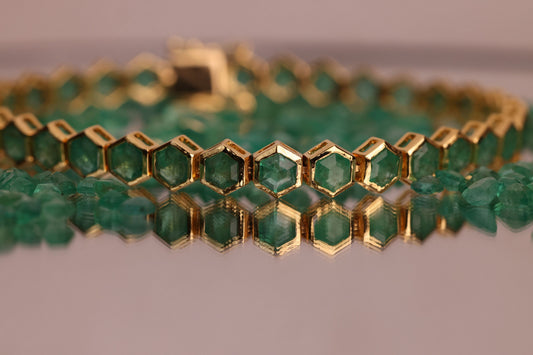 Emerald bracelet