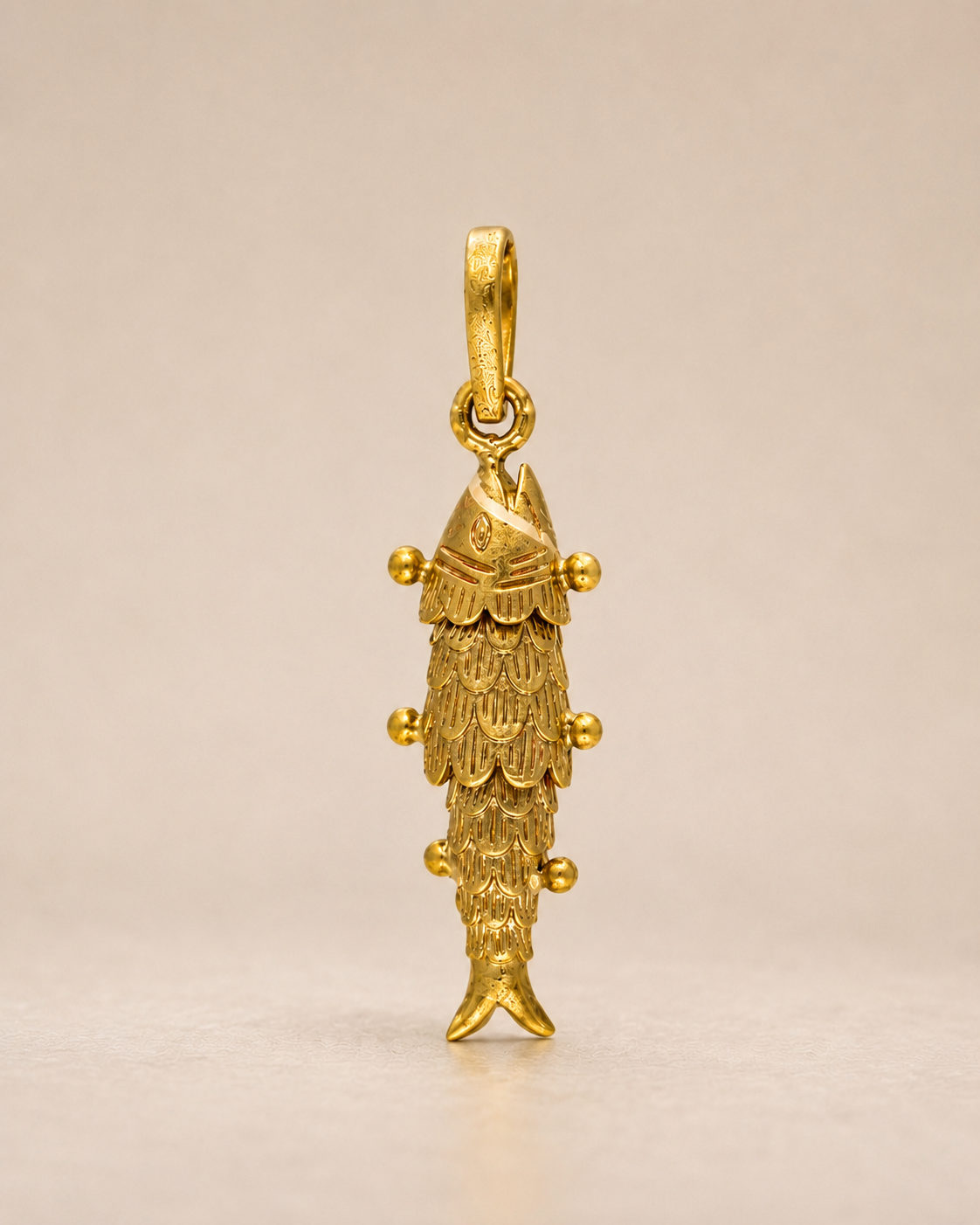 Golden Fish Pendant