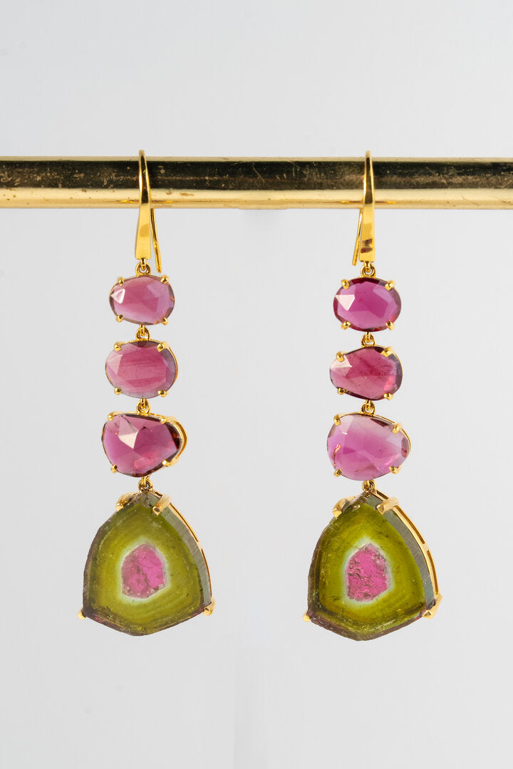 Tourmaline earrings