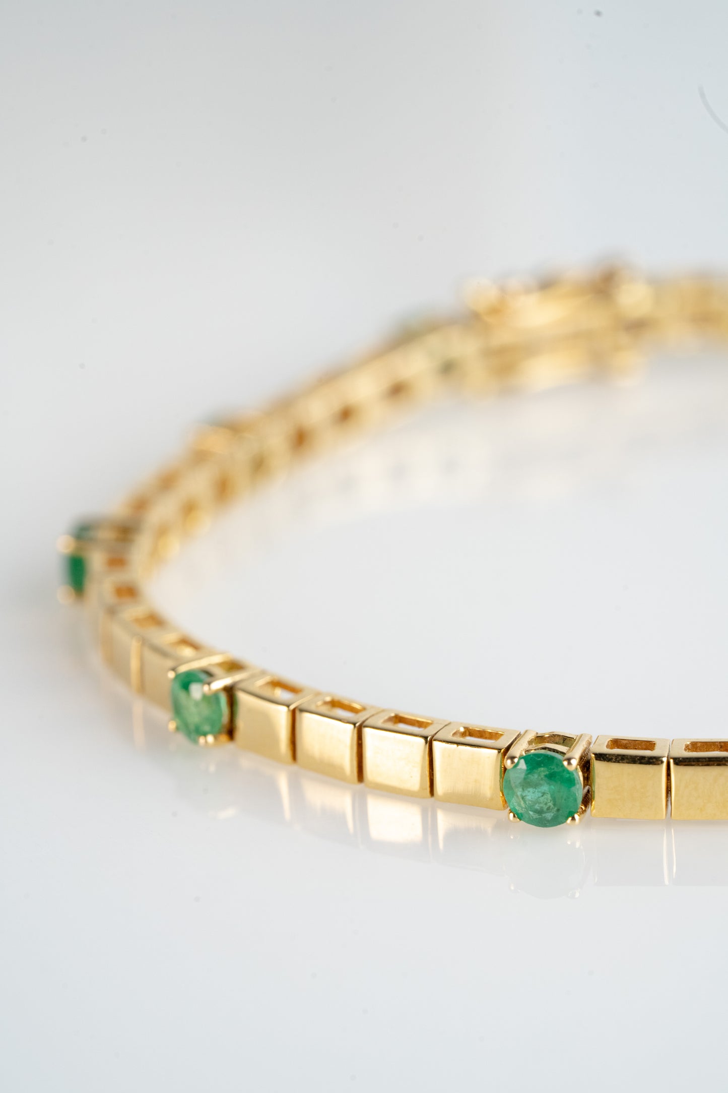 Cubix Emerald Bracelet