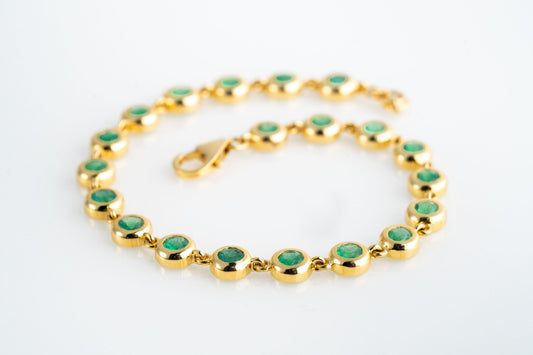 Emerald Orbit Bracelet