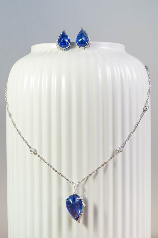 Tanzanite earrings