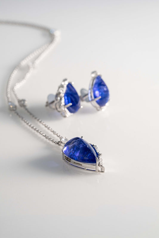 Tanzanite earrings