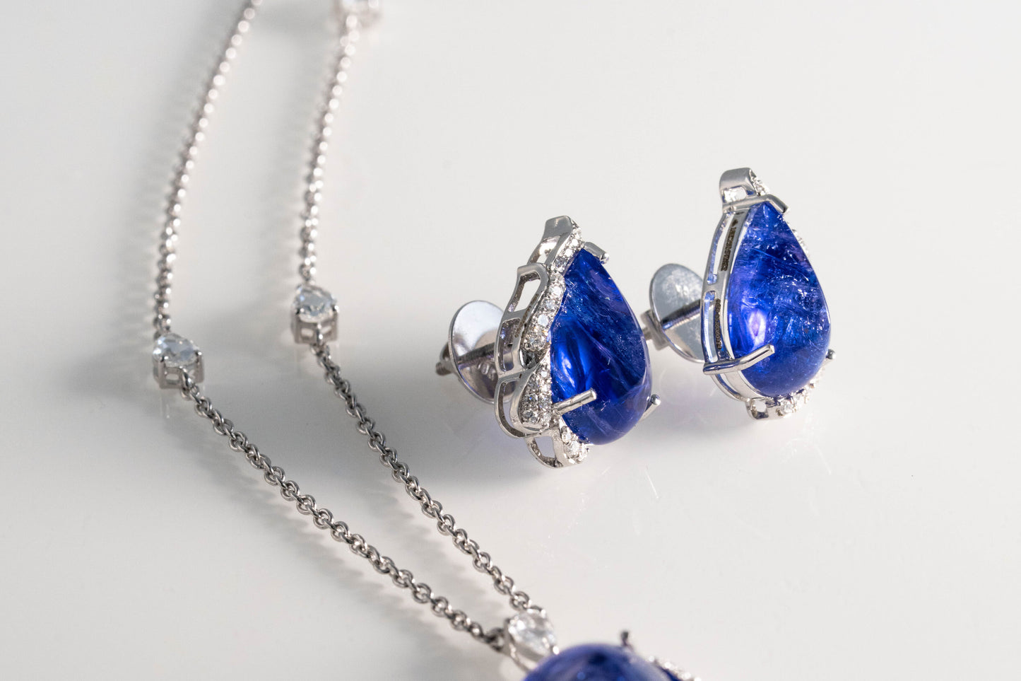 Tanzanite earrings