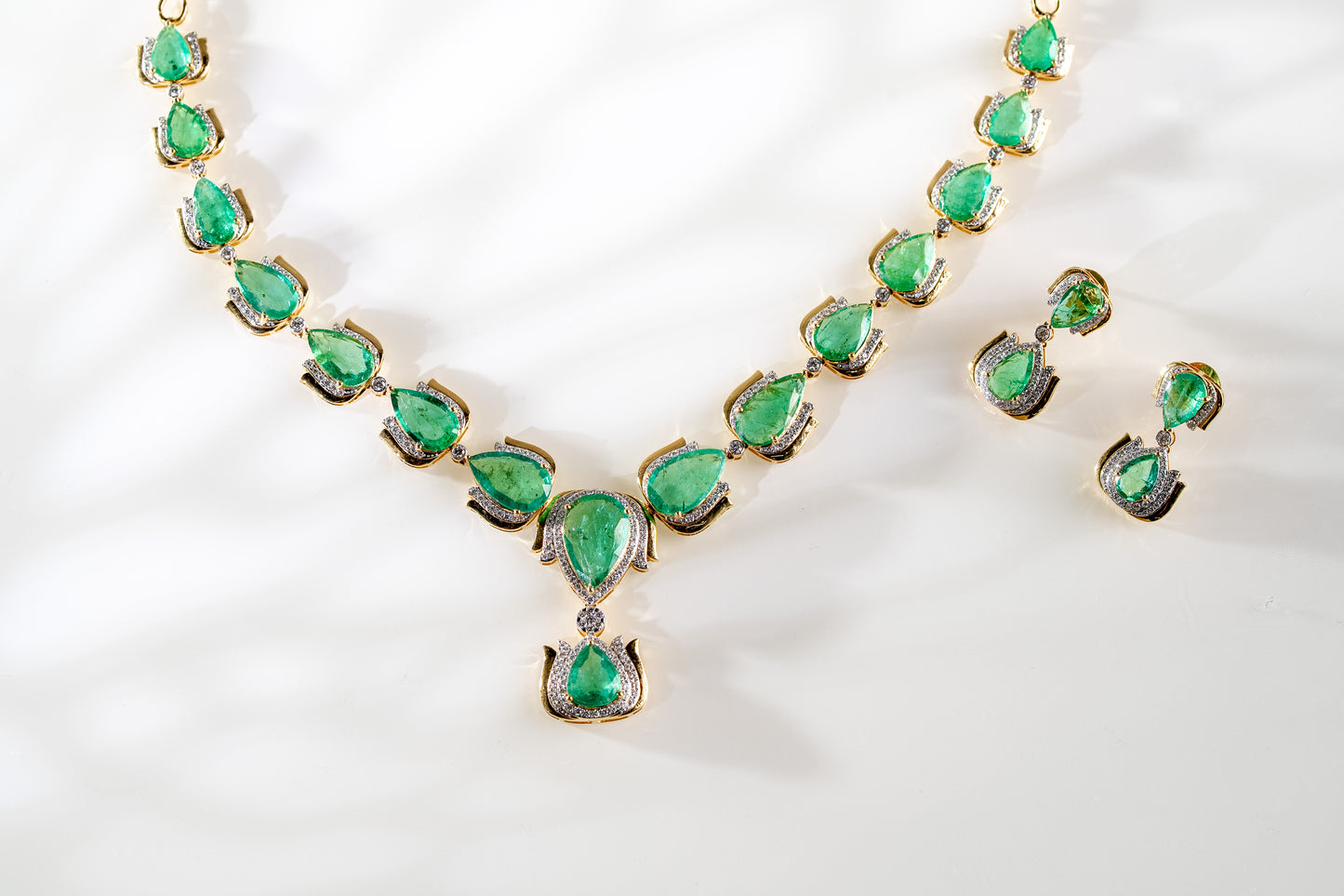 Emerald earrings