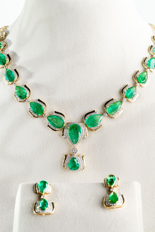 Emerald earrings