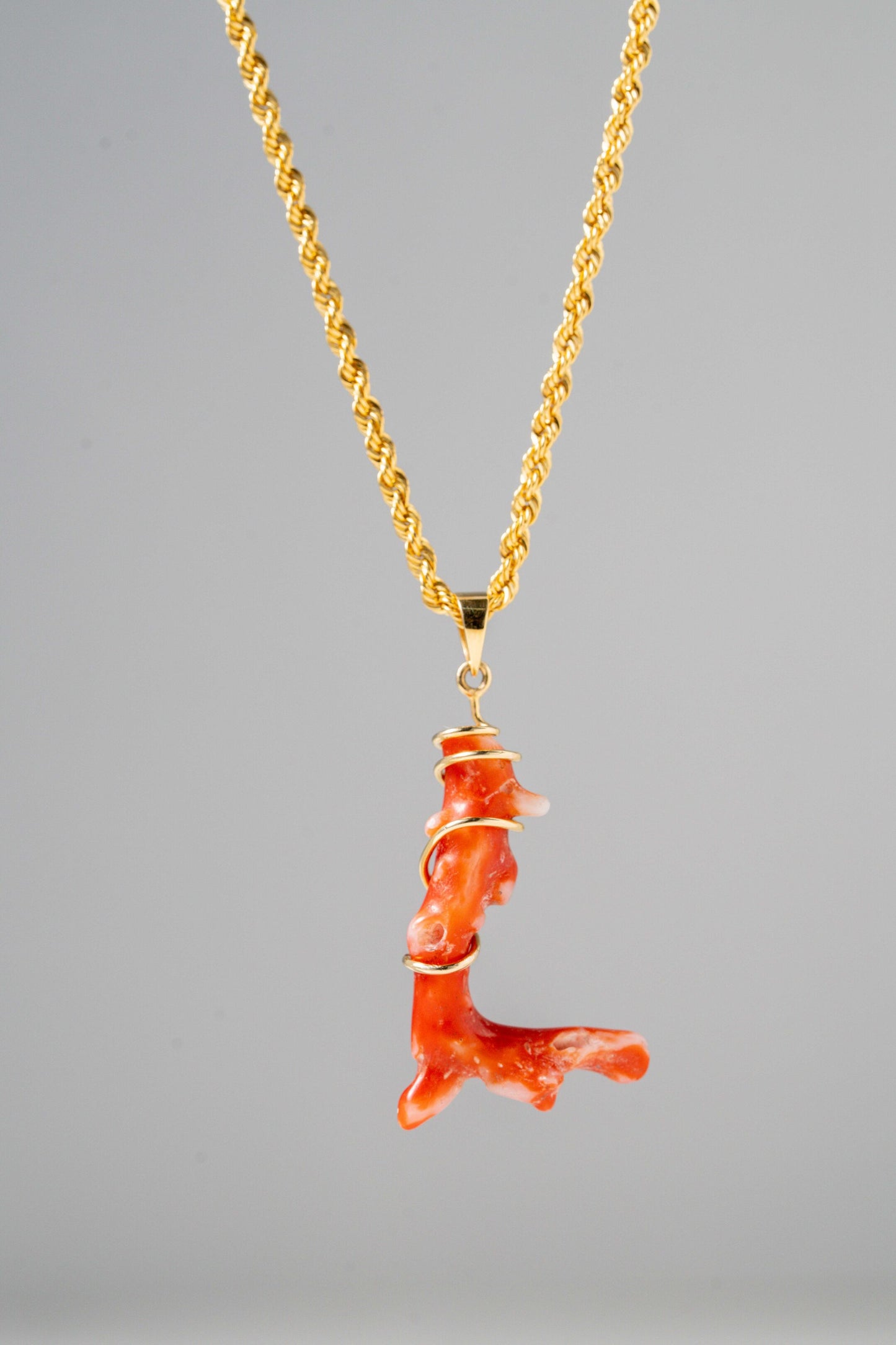 Coral pendant