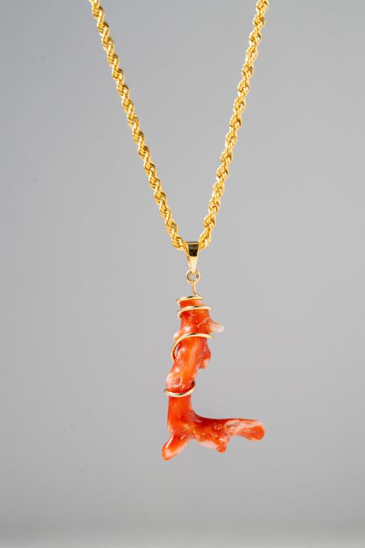 Coral pendant