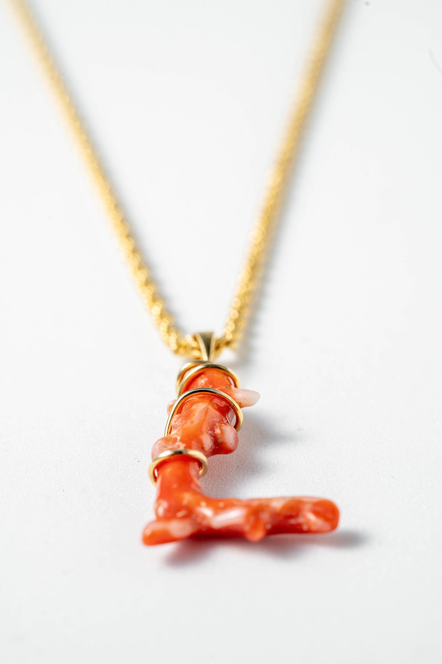 Coral pendant