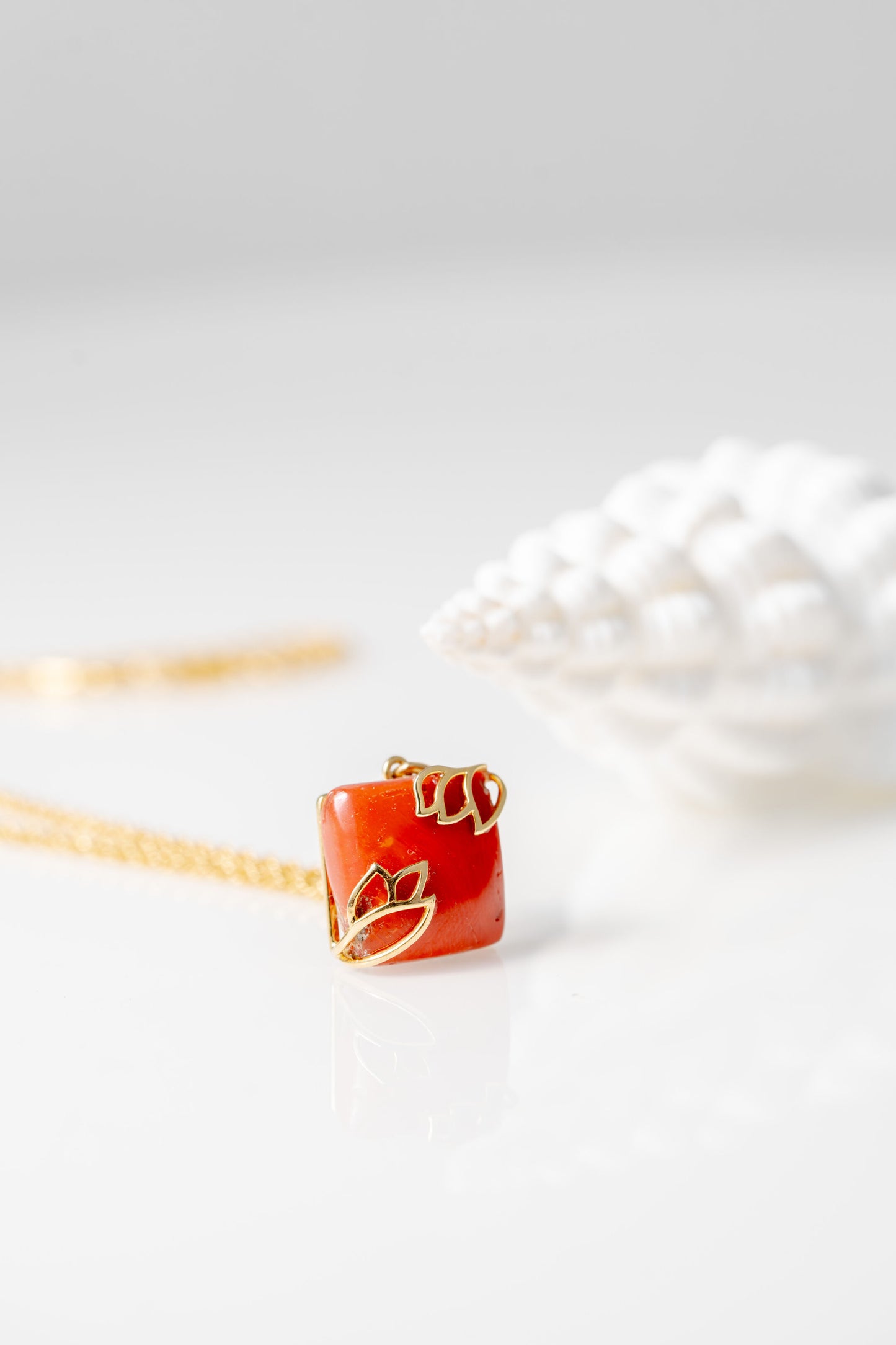 Coral pendant