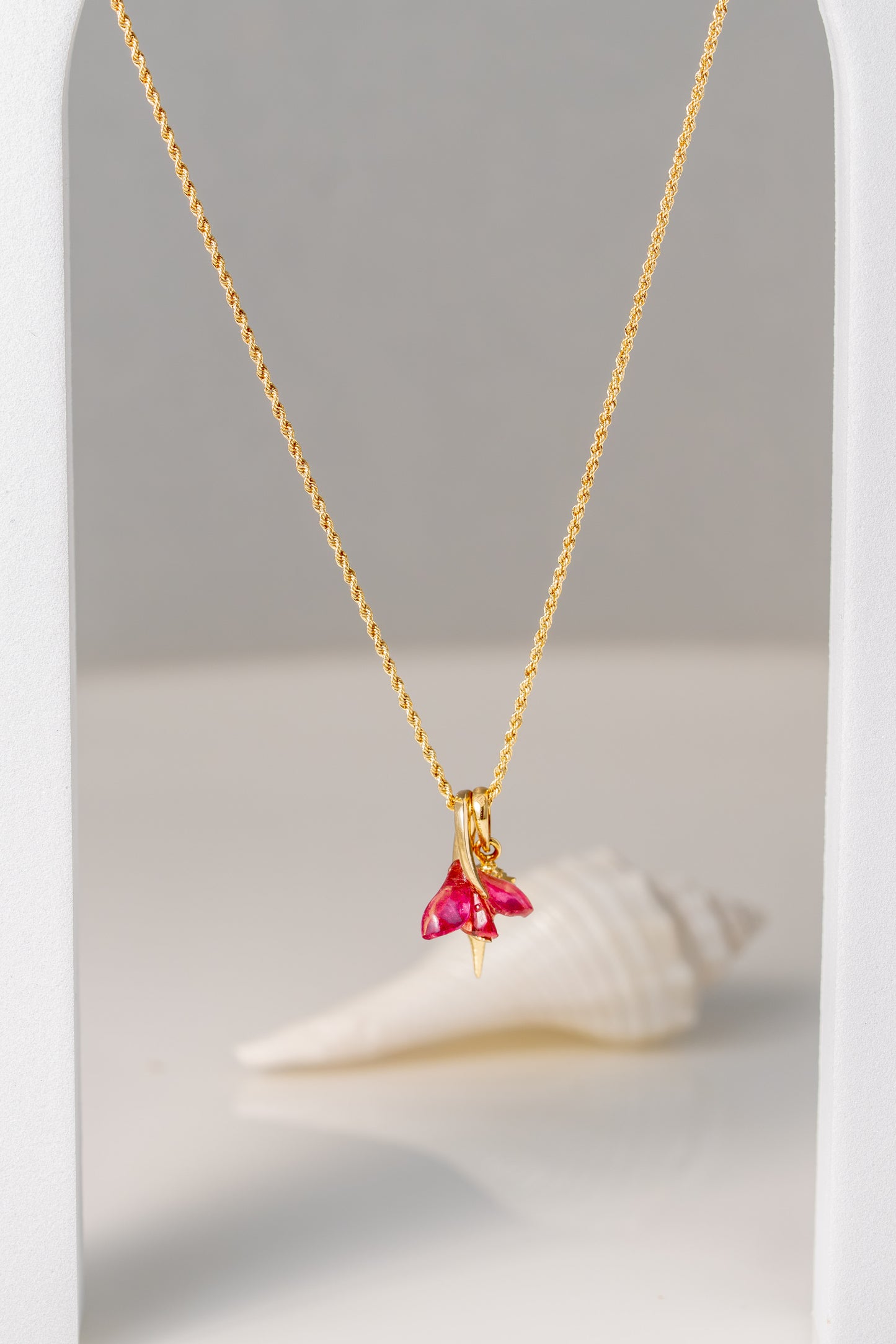 Blush Conch Charm