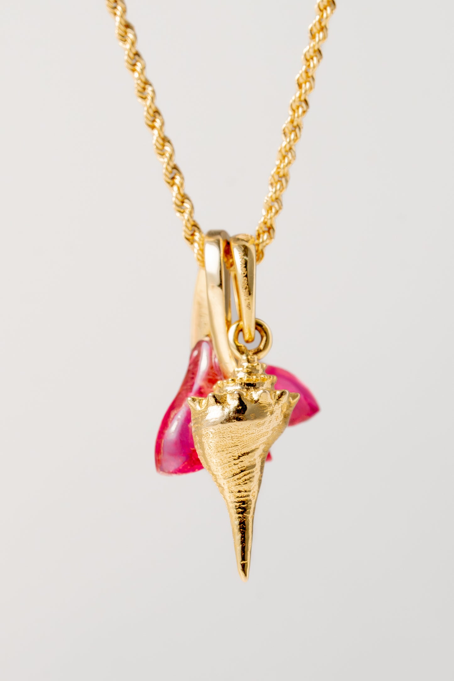 Blush Conch Charm