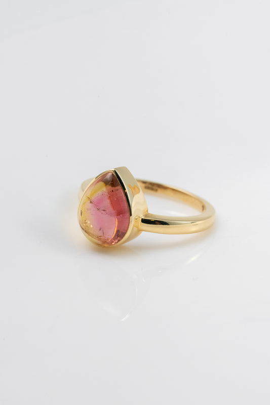 Rosé Teardrop Ring