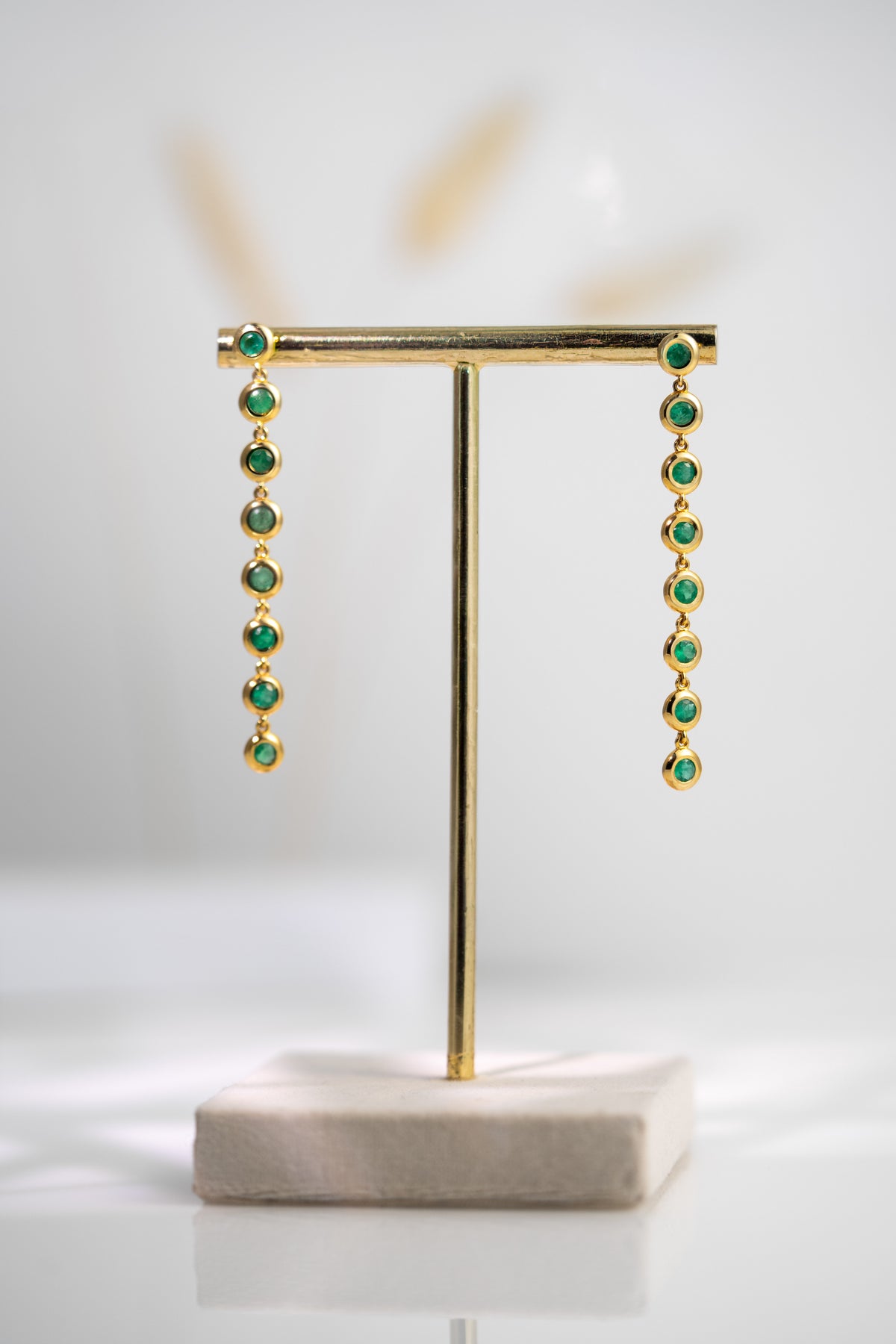 Emerald Danglers