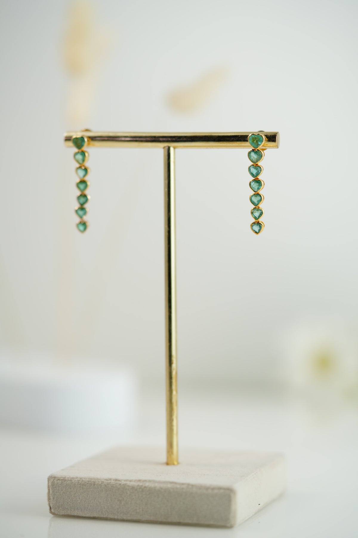 Emerald Danglers