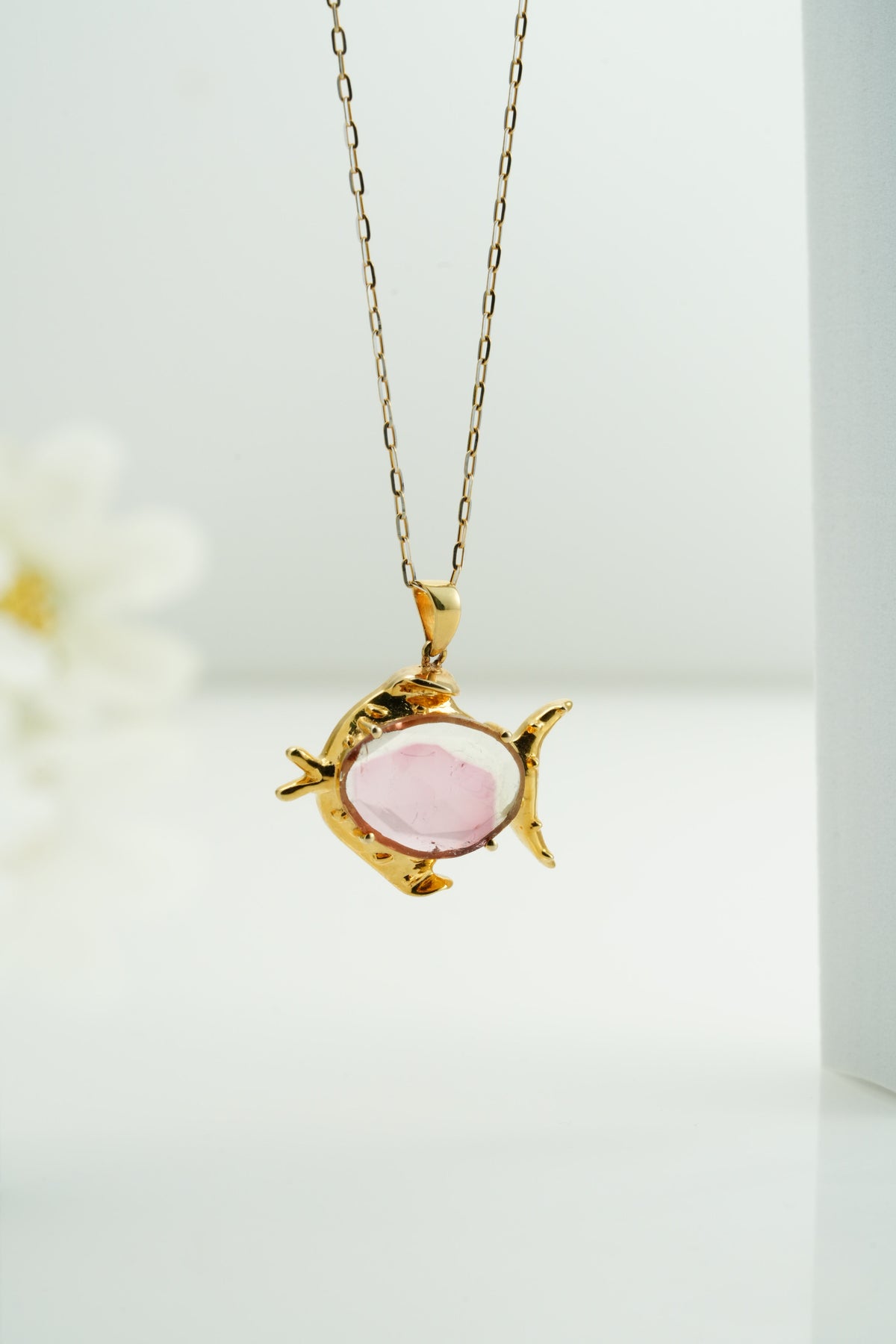 Blush Fish pendant