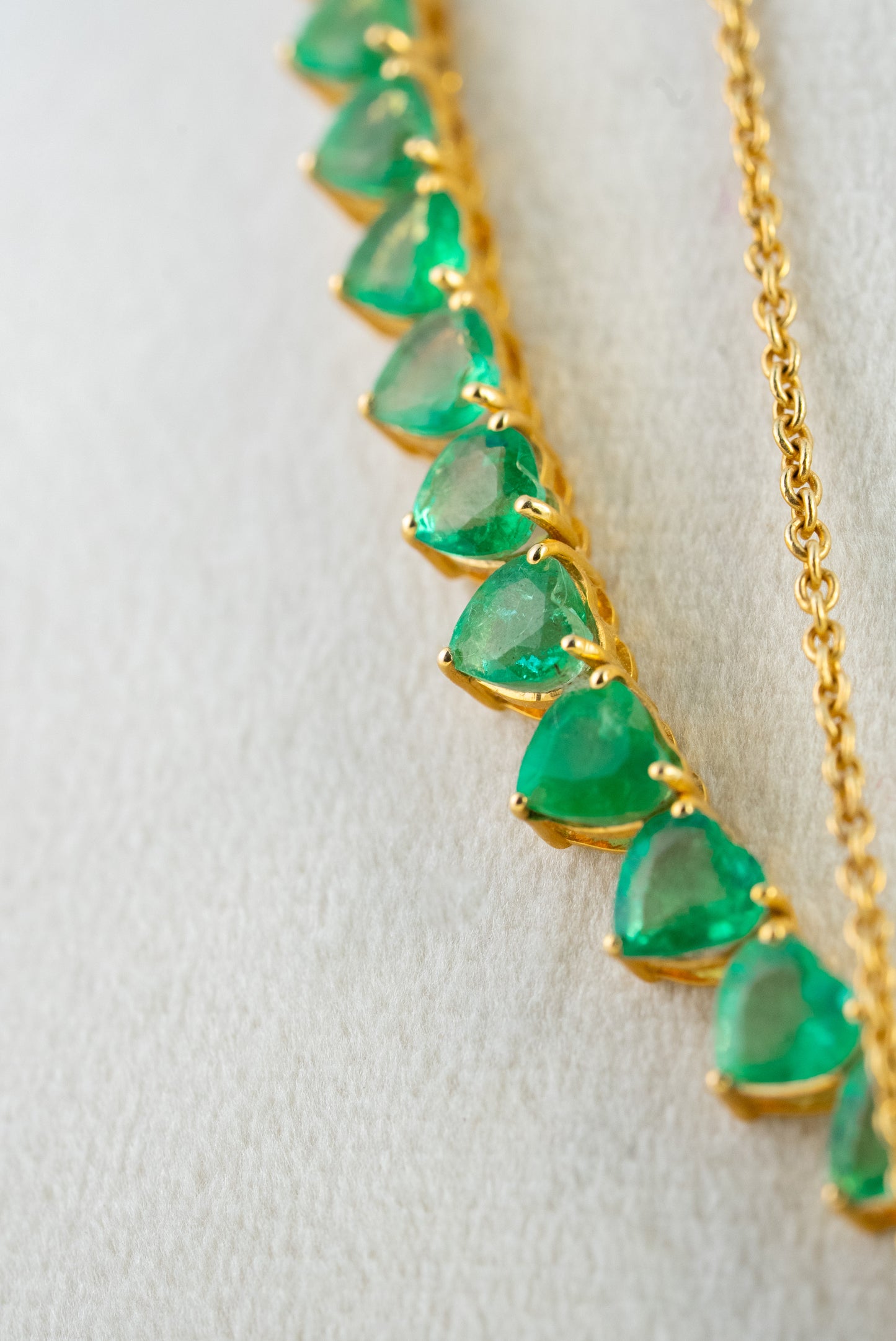 Amora Hearts Tennis Necklace