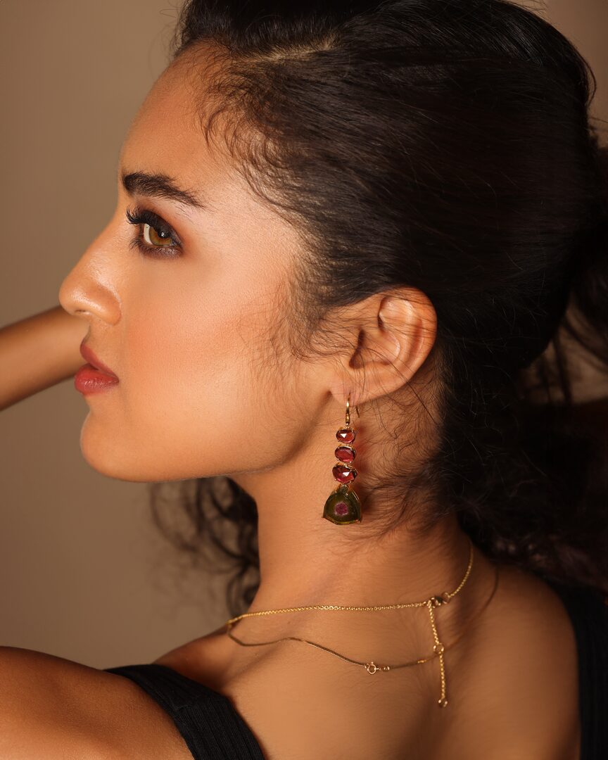 Tourmaline earrings