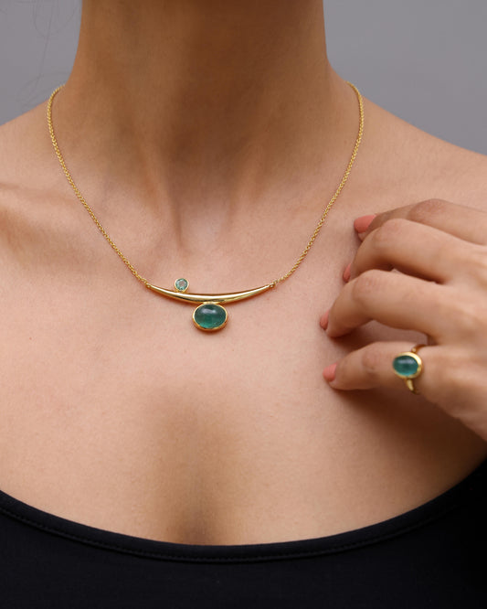 Emerald necklace