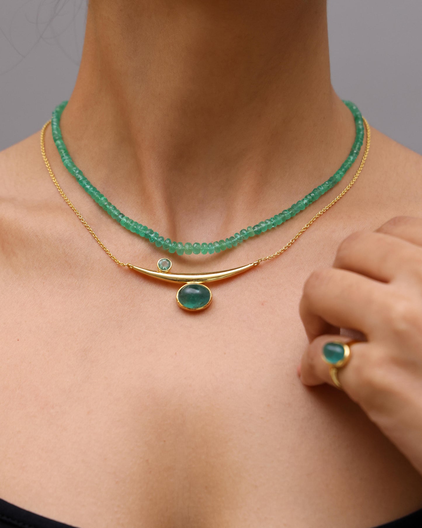 Emerald necklace