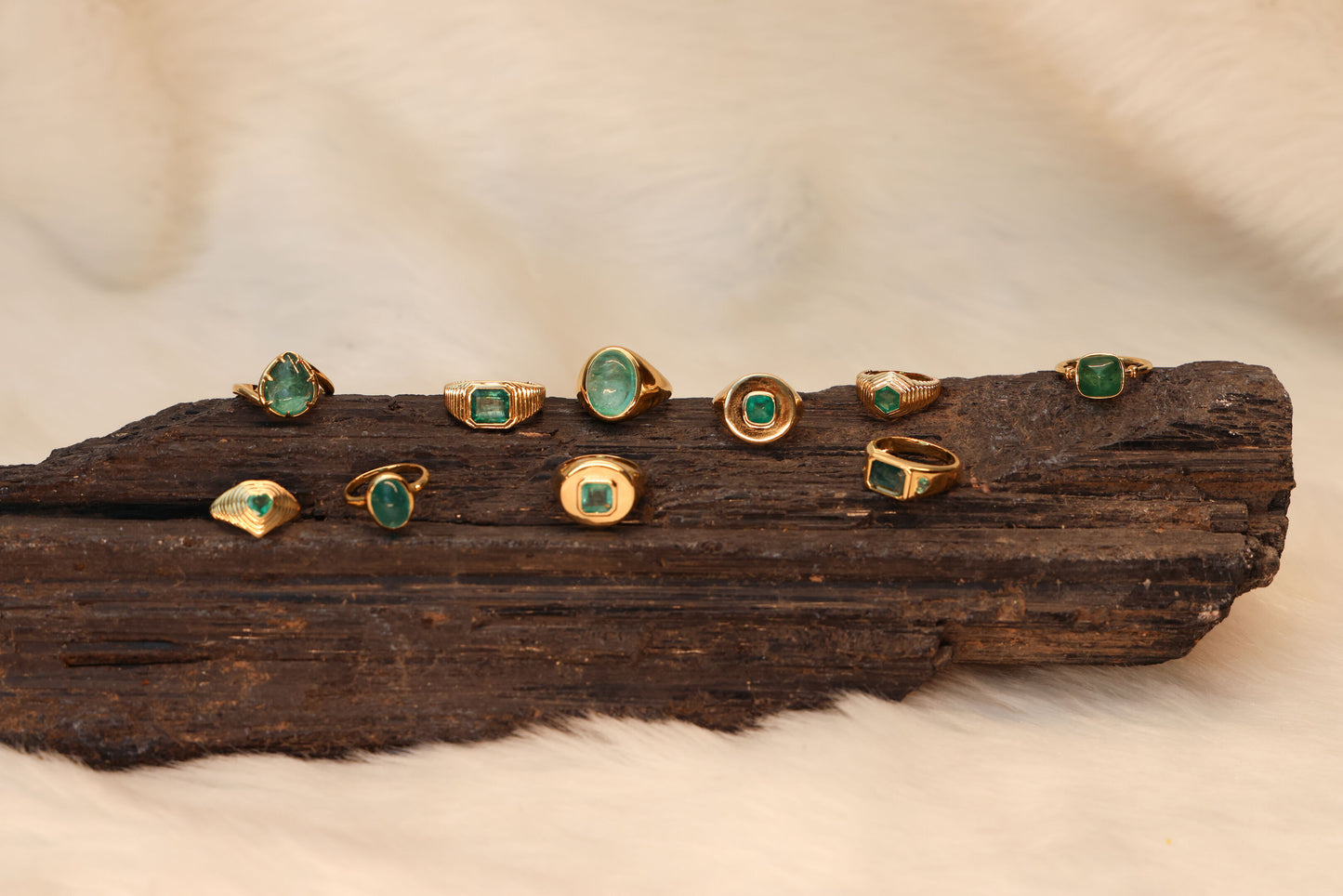Signet Emerald ring