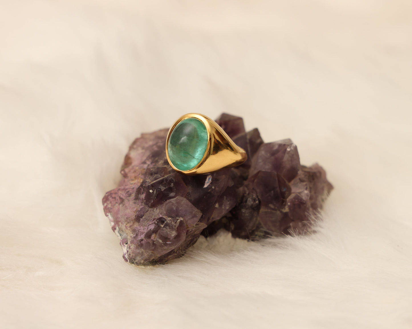 Zambian Emerald Ring